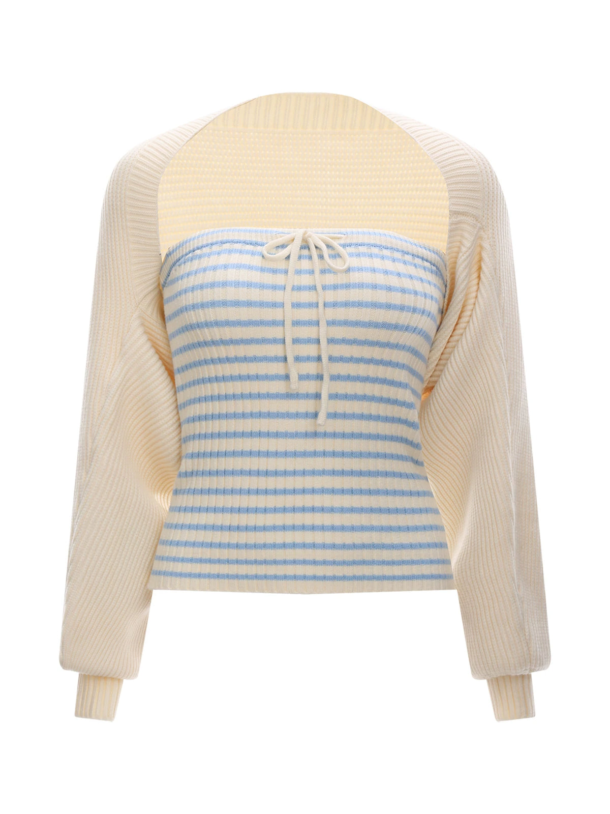 Knit Cardigan & Cami Two-Piece Set
