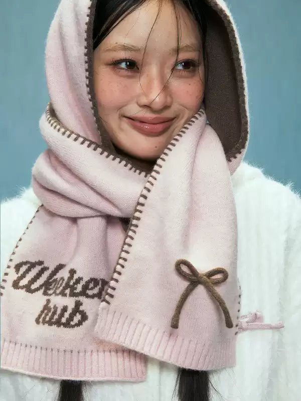 Cashmere Weekendhub logo scarf