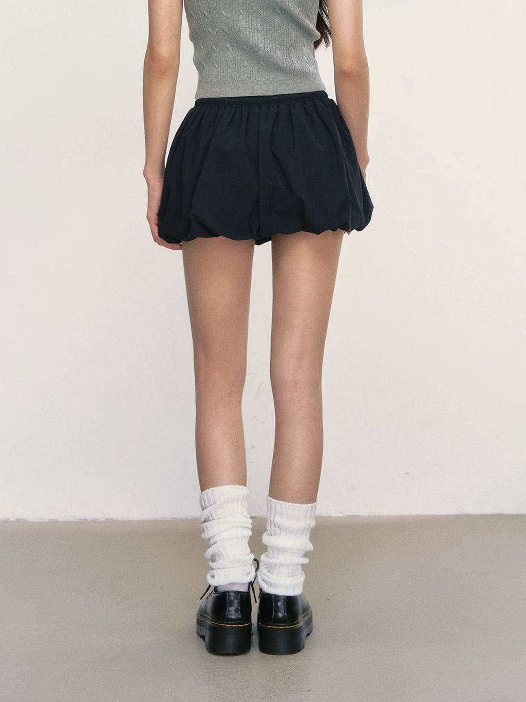 High-Waisted Lace-Up Floral A-Line Skirt