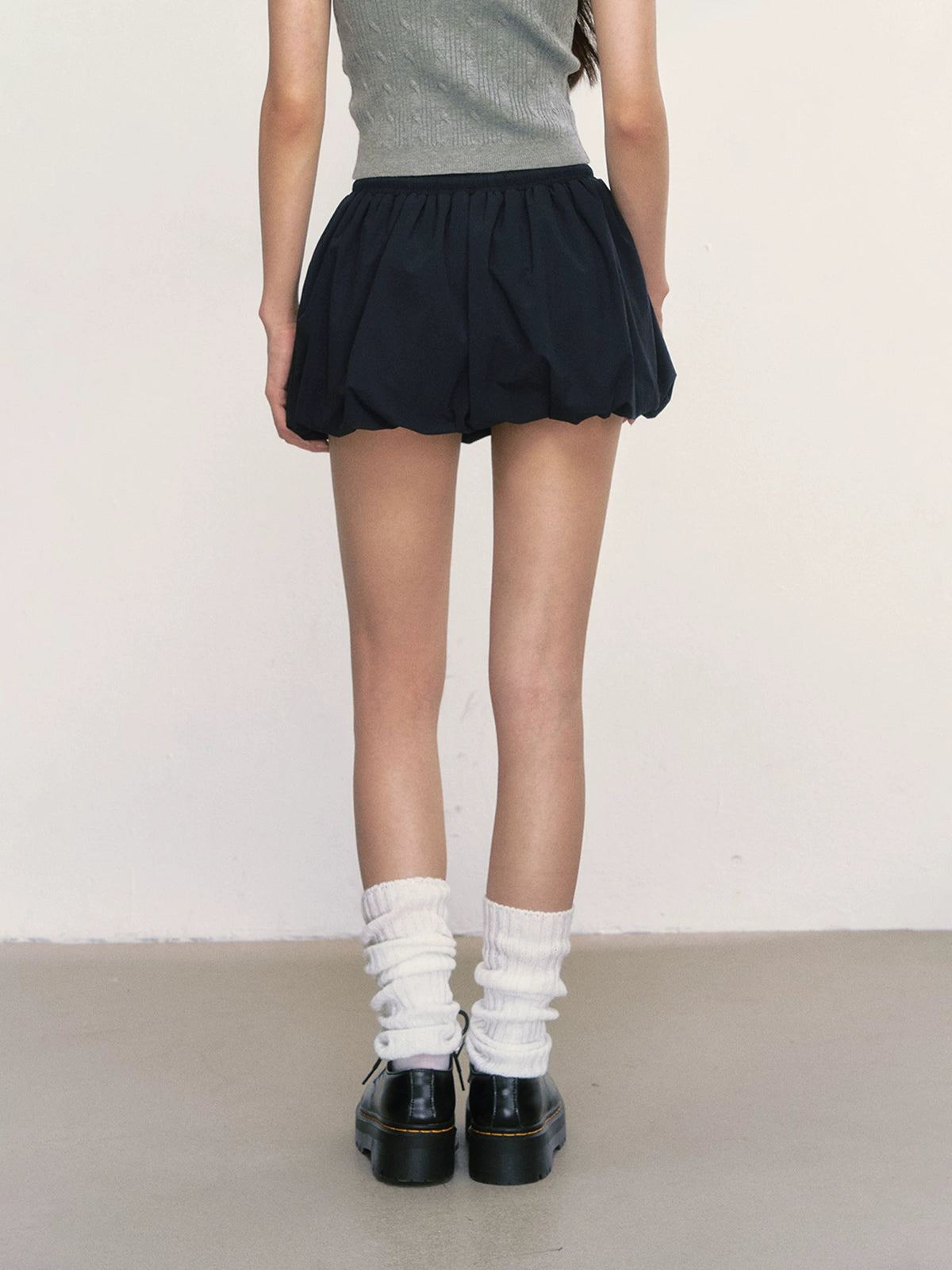 High-Waisted Lace-Up Floral A-Line Skirt