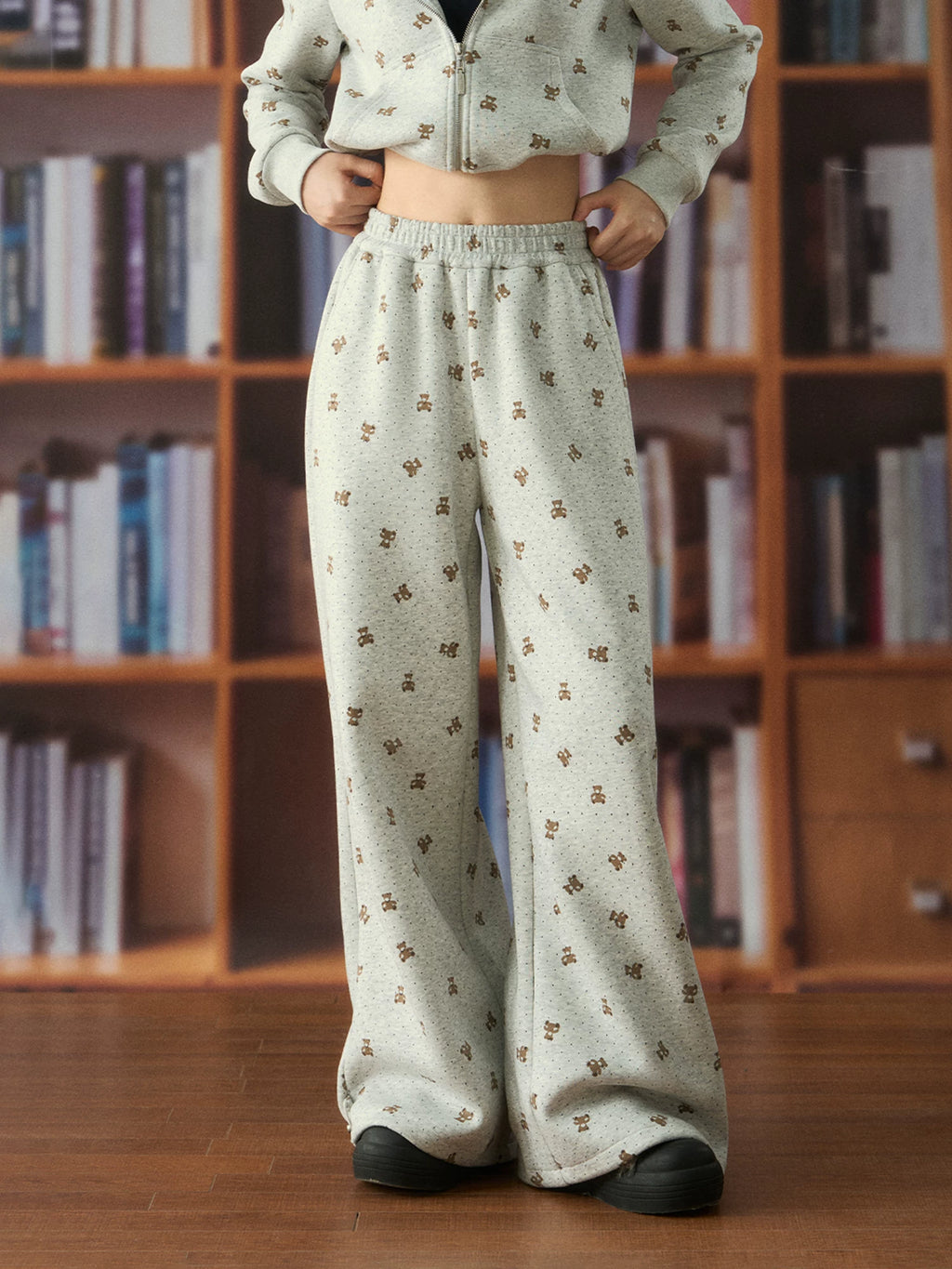 Polka Dot Bear Casual Sweatpants