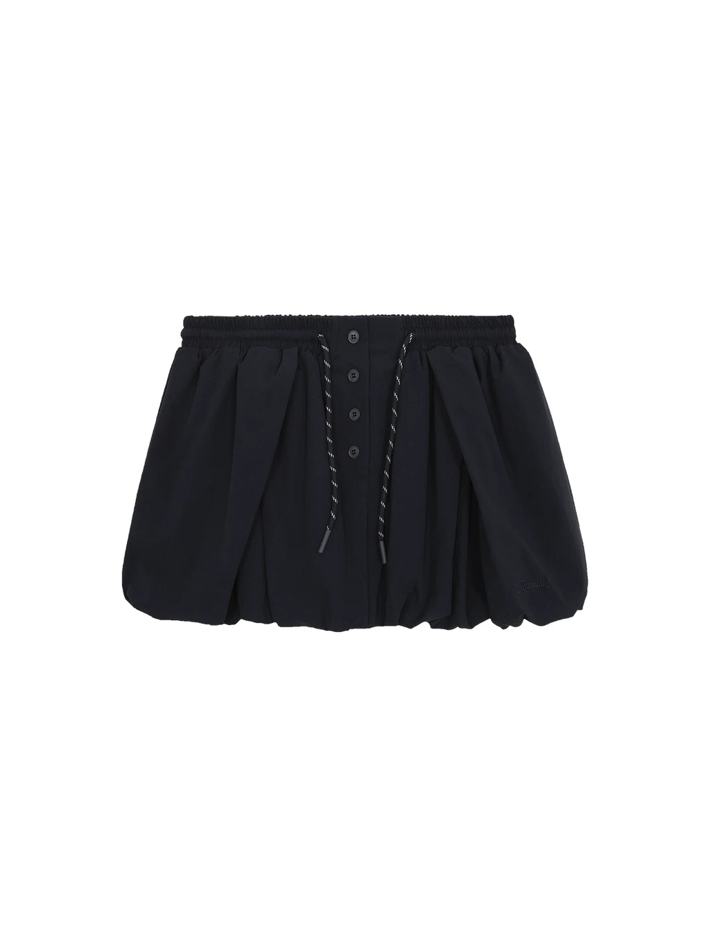 High-Waisted Lace-Up Floral A-Line Skirt